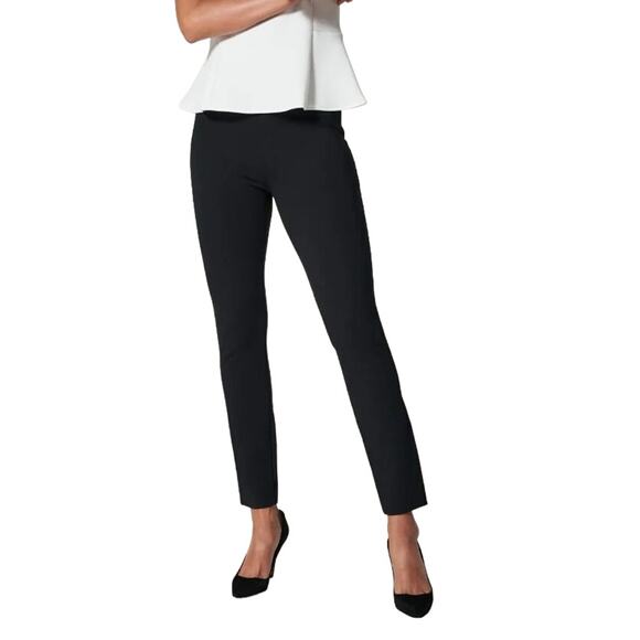 Spanx Black The Perfect Black Pant Ankle Backseam Skinny Leggings Size Small - Picture 1 of 9